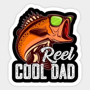 Reel Cool Dad Gift Sticker